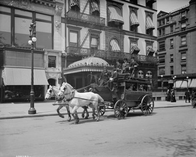 Eine 5th Ave Bühne, New York, N.Y., ca. 1900-10 von Detroit Publishing Co.